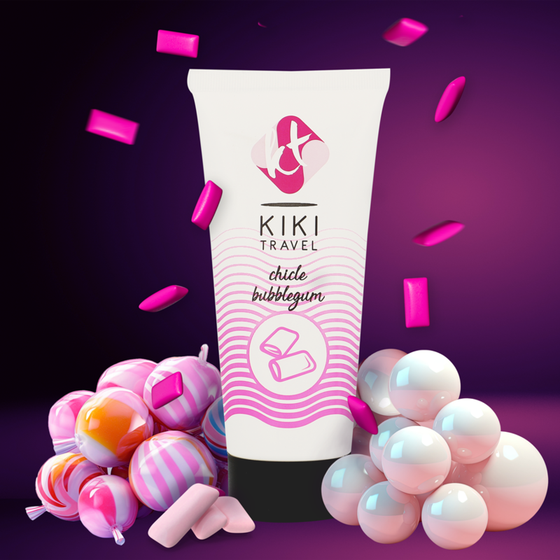 KIKÍ TRAVEL - LUBRICANTE GOMA DE FRESA 50 ML