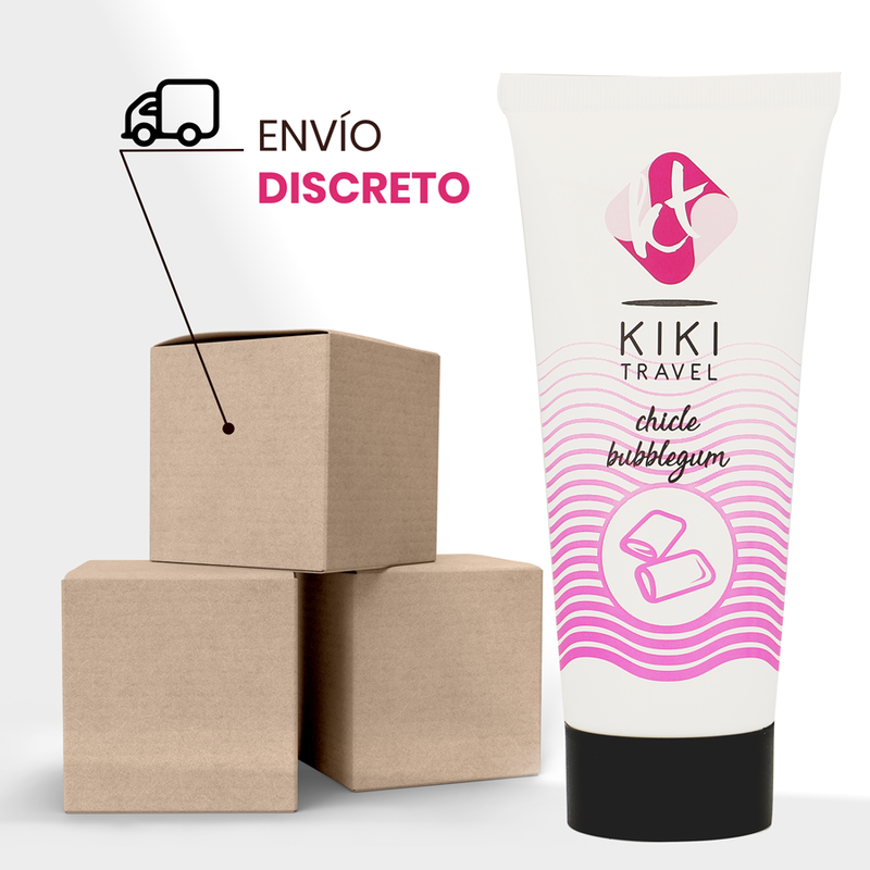 KIKÍ TRAVEL - LUBRICANTE GOMA DE FRESA 50 ML