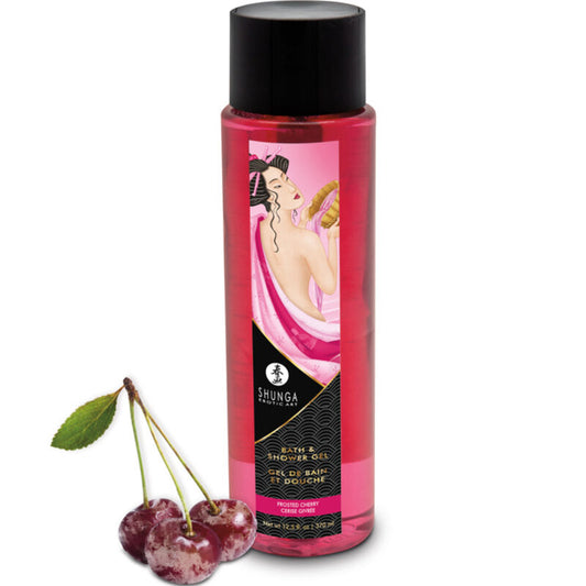 SHUNGA - FROSTED CHERRY BATH &amp; SHOWER GEL 370 ML