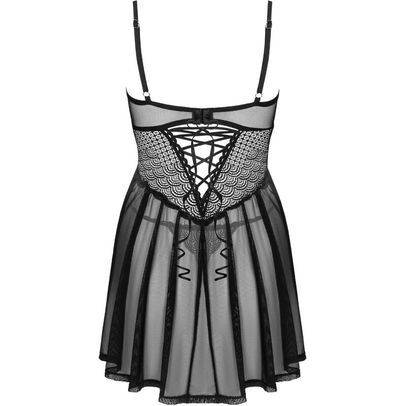 OBSESSIVE - ENSEMBLE CHEMERIS BADYDOLL & THONG XS/S