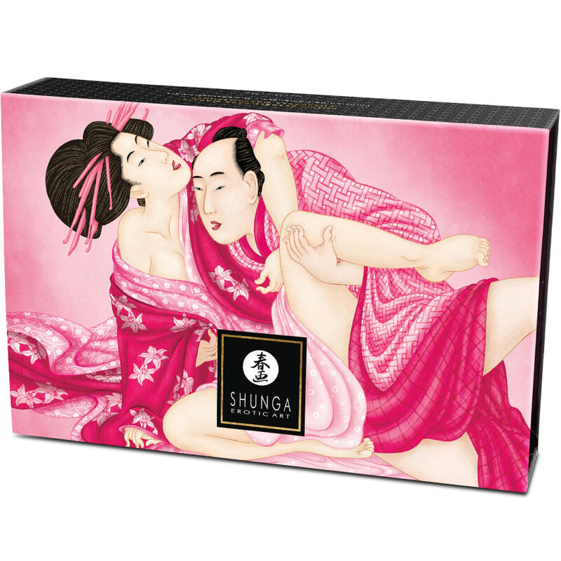 SHUNGA - RASPBERRY EDIBLE MASSAGE POWDER KIT