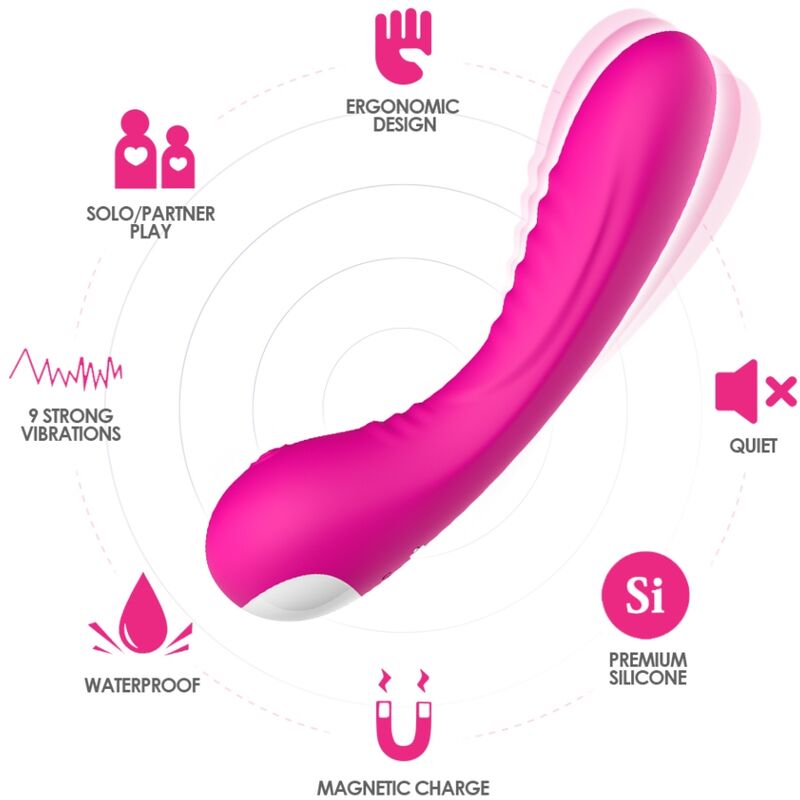 ARMONY - LEGEND SILICONE VIBRATOR FUCHSIA