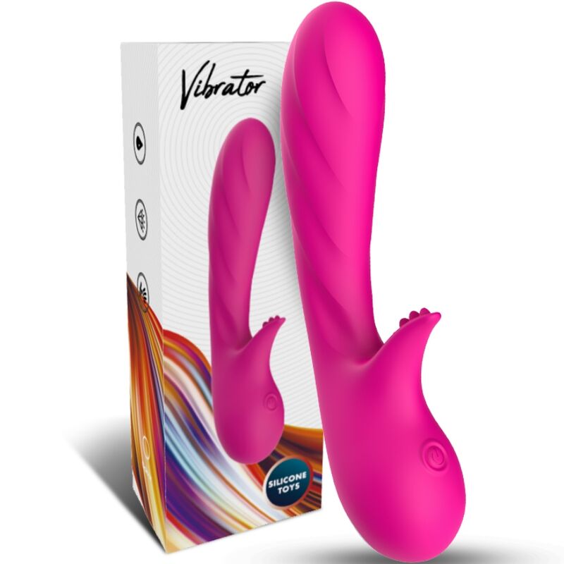 ARMONY - VIBRADOR ROMANCE CON ESTIMULADOR FUCSIA