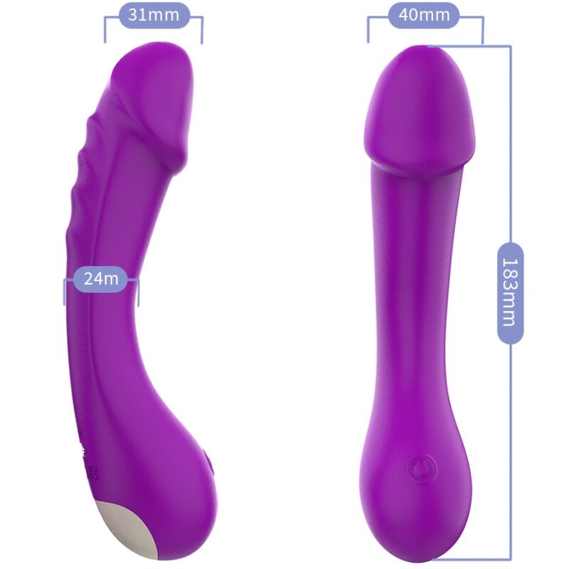 ARMONY - SILICONE SPOT G VIBRATOR DILDO PURPLE