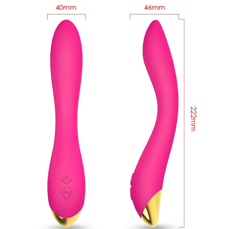 ARMONY - VIBRADOR FLAMENCO MULTIPOSICIÓN FUCSIA