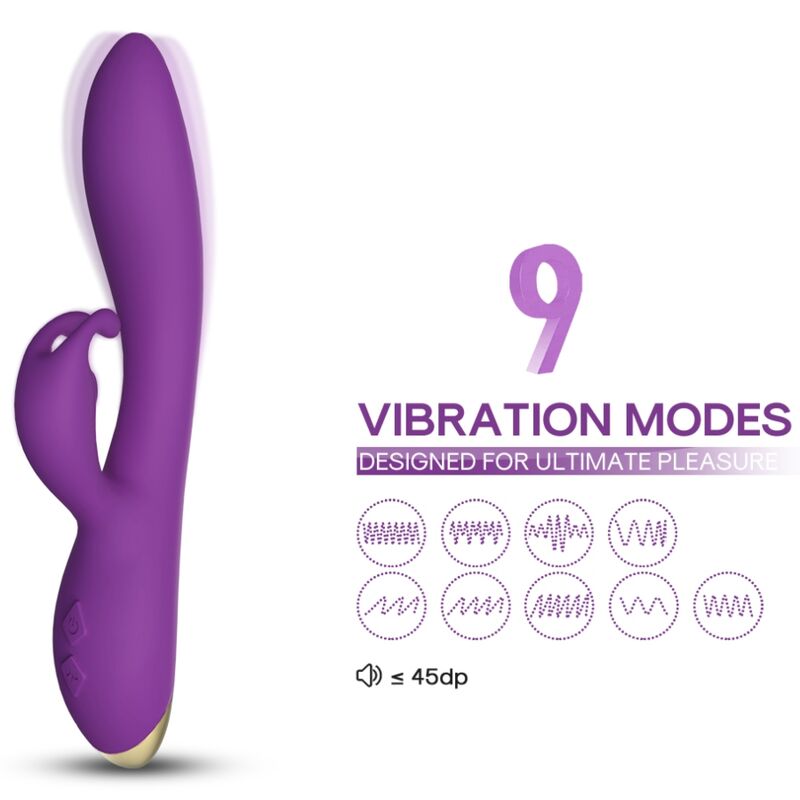 ARMONY - BONNIE VIBRADOR CONEJO MORADO