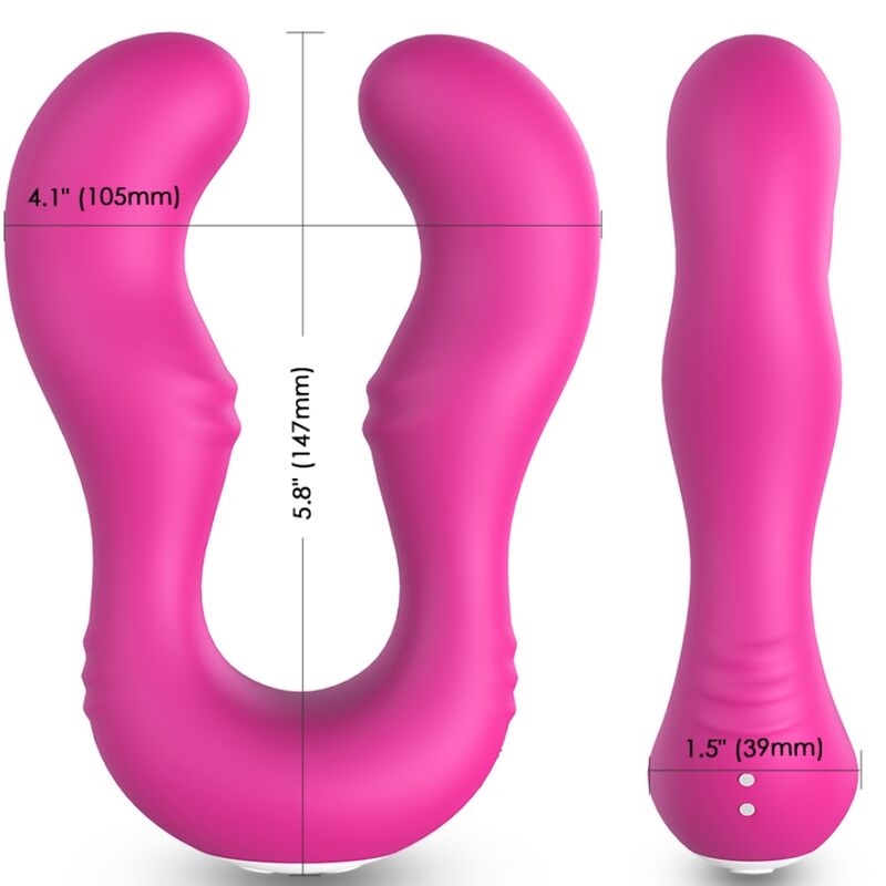 ARMONY - SERAPH DOUBLE REMOTE CONTROL VIBRATOR FUCHSIA