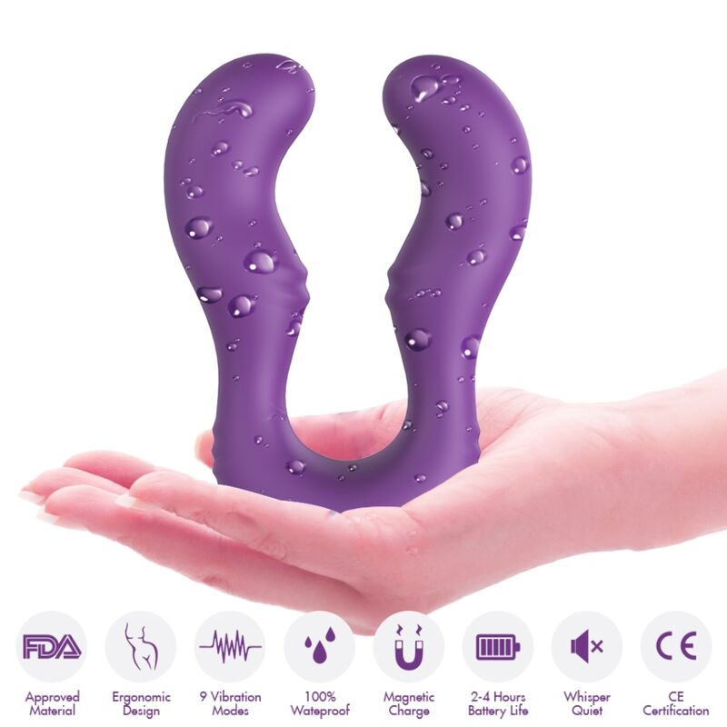 ARMONY - SERAPH DOUBLE REMOTE CONTROL VIBRATOR PURPLE