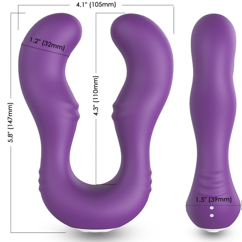 ARMONY - SERAPH DOUBLE REMOTE CONTROL VIBRATOR PURPLE