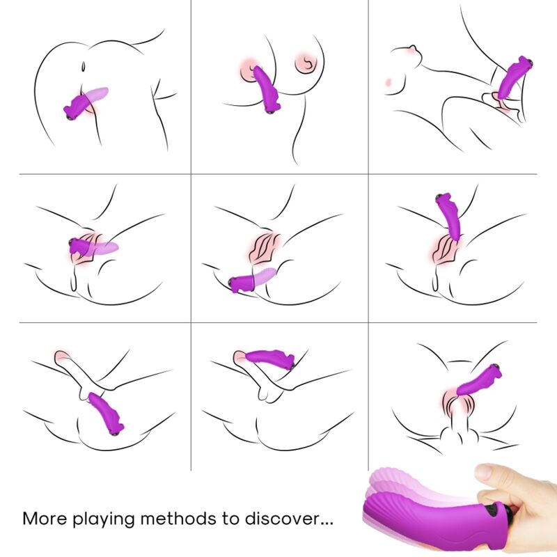 ARMONY - VIBRADOR DEDO AURORA MORADO