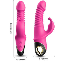 ARMONY - DILDO VIBRADOR CONEJO ZING FUCSIA