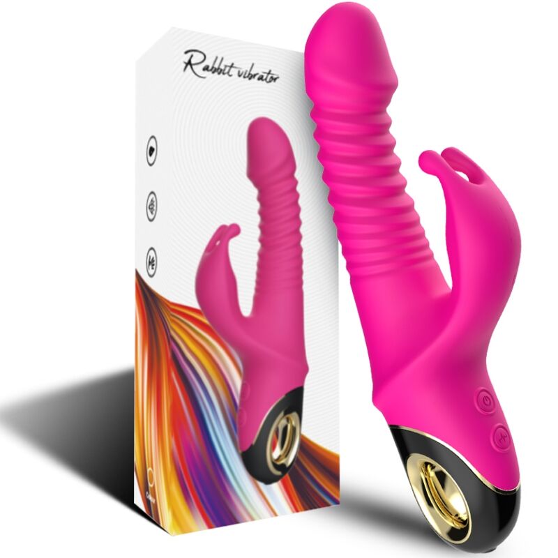 ARMONY - DILDO VIBRADOR CONEJO ZING FUCSIA