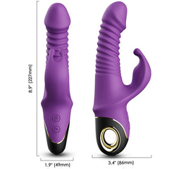 ARMONY - DILDO VIBRADOR CONEJO ZING VIOLETA