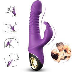 ARMONY - DILDO VIBRADOR CONEJO ZING VIOLETA