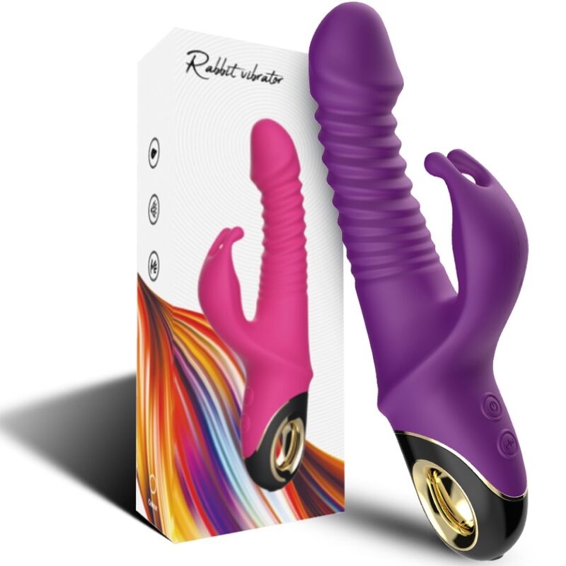 ARMONY - DILDO VIBRADOR CONEJO ZING VIOLETA