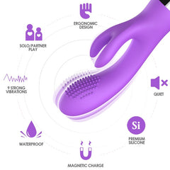 ARMONY - VIBRADOR CONEJO MORADO