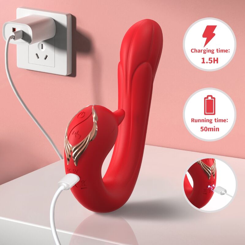 ARMONY - DELFIN MULTIPOSITION VIBRATOR &amp; RED HEAT EFFECT