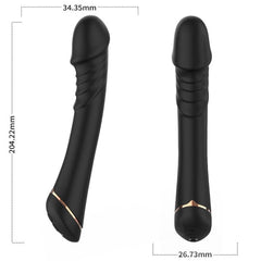 ARMONY - DILDO VIBRADOR DE SILICONA NEGRO