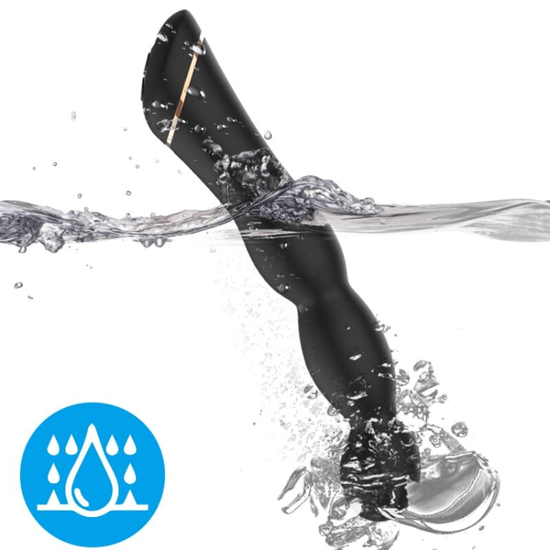 ARMONY - VIBRADOR BAMBU AJUSTABLE NEGRO
