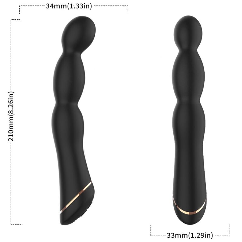 ARMONY - BLACK ADJUSTABLE BAMBU VIBRATOR