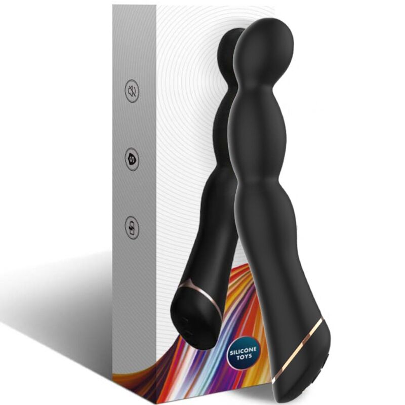 ARMONY - VIBRADOR BAMBU AJUSTABLE NEGRO