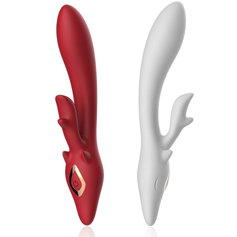 ARMONY - VIBRADOR CONEJO ALCE CURVO ROJO