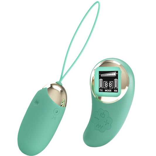 PRETTY LOVE - GREEN REMOTE CONTROL VIBRATING EGGS