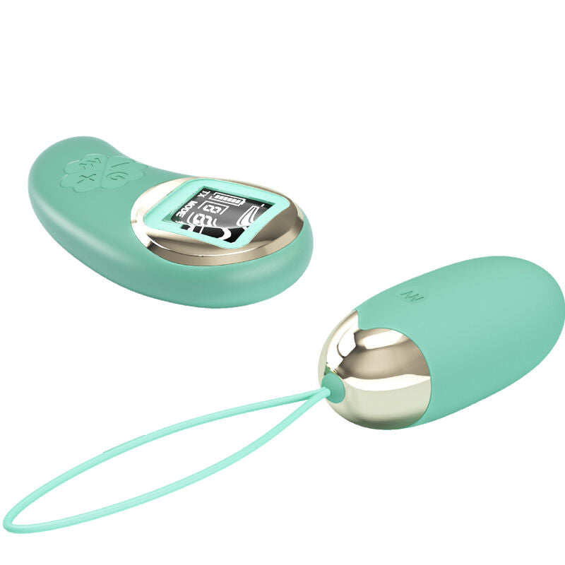 PRETTY LOVE - GREEN REMOTE CONTROL VIBRATING EGGS