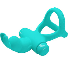 PRETTY LOVE - ANILLO VIBRADOR CONEJO VERDE FIGGY