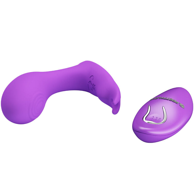 PRETTY LOVE - IDABELLE PULSATION AND VIBRATION REMOTE CONTROL VIOLET