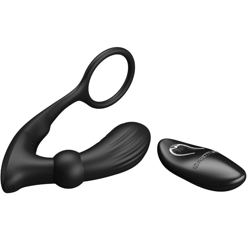 PRETTY LOVE - WARREN BLACK ANAL RING AND VIBRATOR