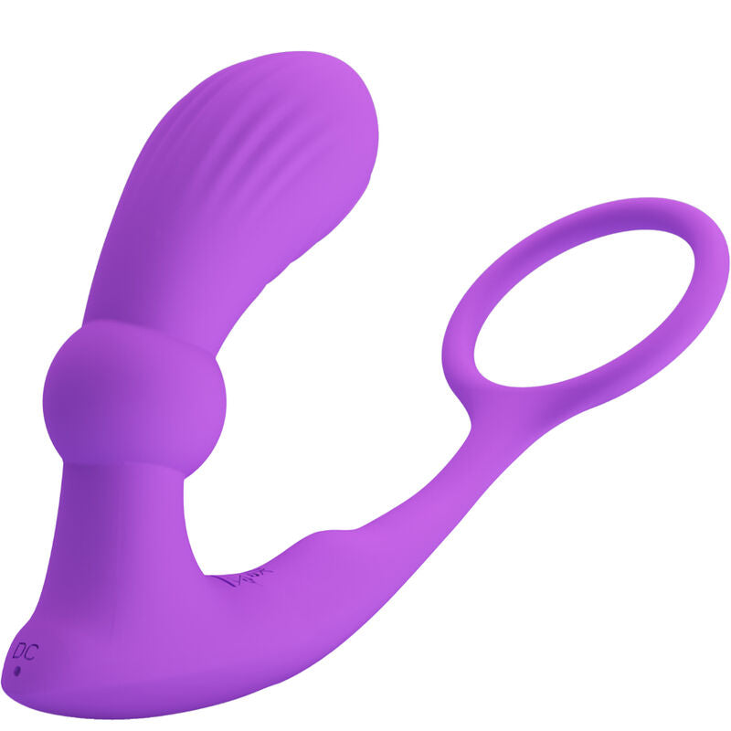 PRETTY LOVE - ANILLO ANAL Y VIBRADOR WARREN PURPLE