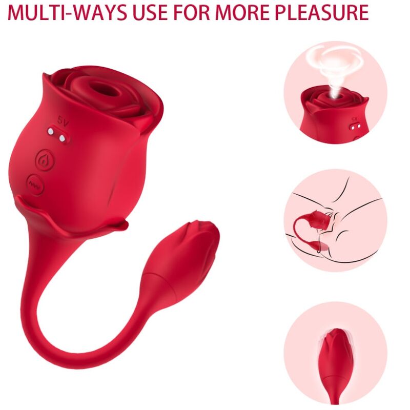 ARMONY - PINK LICKING CLIT VIBRATOR &amp; RED VIBRATOR