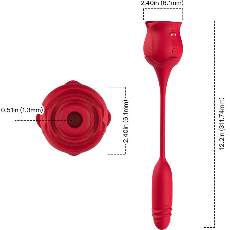 ARMONY - ROSEKNIGTH VIBRANT LICKING CLITO &amp; RED VIBRATOR