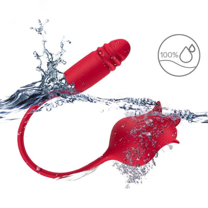 ARMONY - ROSELIP LICKING VIBRATING CLITO &amp; RED VIBRATOR