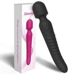 ARMONY - MASAJEADOR MISSION Y VIBRADOR EFECTO CALOR NEGRO