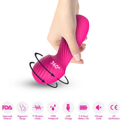 ARMONY - DAZZLE MASAJEADOR Y VIBRADOR PEQUEÑO FUCSIA