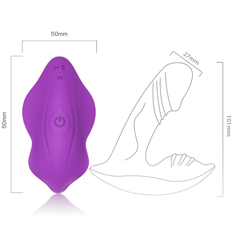 ARMONY - SILBATO VIBRADOR INTRODUCCIÓN CONTROL REMOTO MORADO