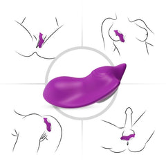 ARMONY - PANTALÓN PORTÁTIL MARIPOSA VIBRADOR CONTROL REMOTO MORADO