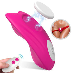 ARMONY - PANTALÓN PORTÁTIL MARIPOSA VIBRADOR CONTROL REMOTO ROSA