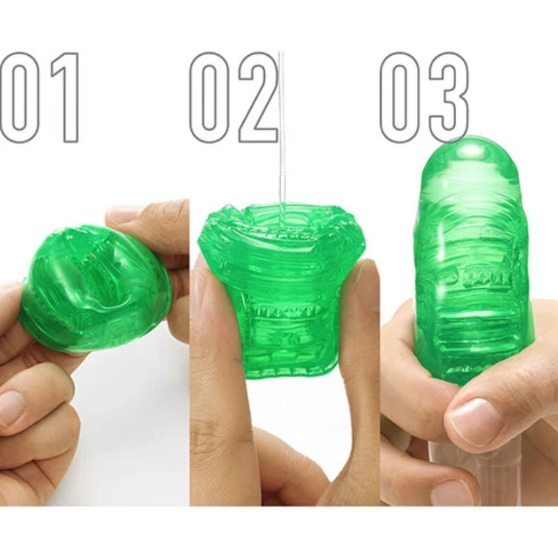 TENGA - PLAIN EMERALD MASTURBATOR DICE