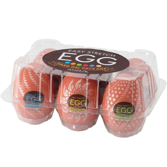 TENGA - OEUF MASTURBATEUR DUR PACK 6 UNITÉS