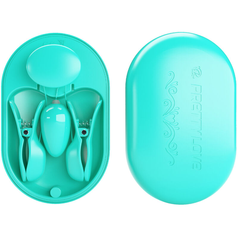 PRETTY LOVE - SURPRISE BOX BLUE ELECTRO STIMULATION CLAMP