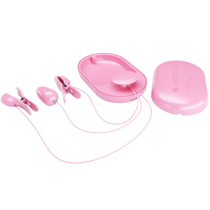 PRETTY LOVE - SURPRISE BOX OF PINK ELECTRO STIMULATION CLAMPS