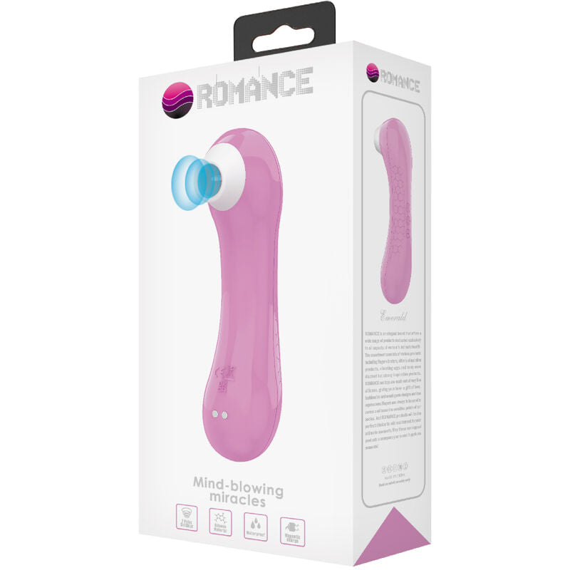 ROMANCE - EMERALD PINK CLITORIS SUCTION CUP