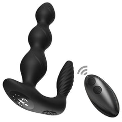 ARMONY - MANFUN VIBRADOR Y ESTIMULADOR ANAL PLUG CONTROL REMOTO NEGRO