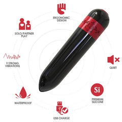 ARMONY - VIBRADOR BULLET ROCKET NEGRO