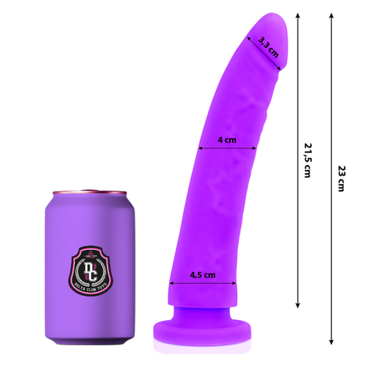 DELTA CLUB - TOYS MEDICAL DILDO LILAC SILICONE 23 CM -O- 4.5 CM