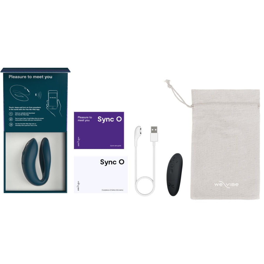 WE-VIBE - SYNC O REMOTE CONTROL FLEXIBLE VIBRATOR DARK GREEN