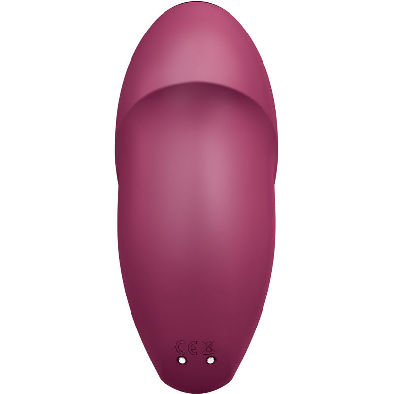 SATISFYER - TAP &amp; CLIMAX 1 RED LAY-ON VIBRATOR